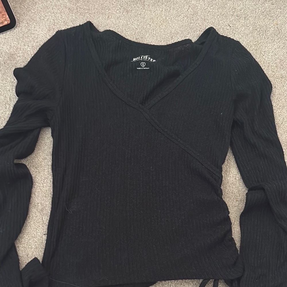 Hollister Black Long Sleeve Tee